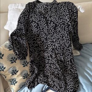 Whistles Chain Print Flippy Dress US 10